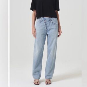 Agolde criss cross jeans